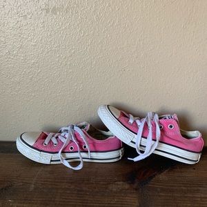 Pink girl converse